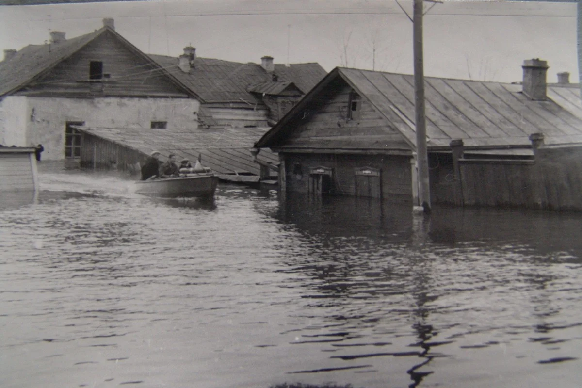 Таким было половодье 1970 г в Калуге. 