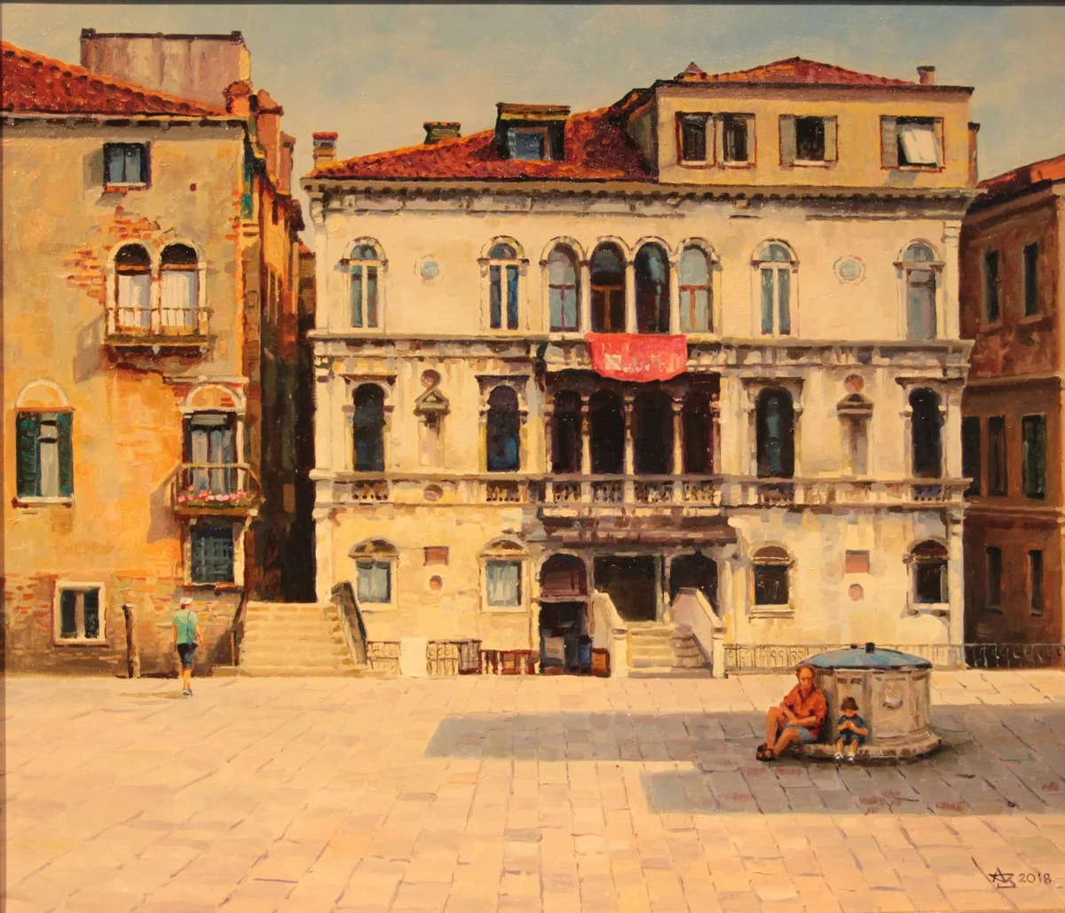 «Площадь в Венеции», 2018 год.