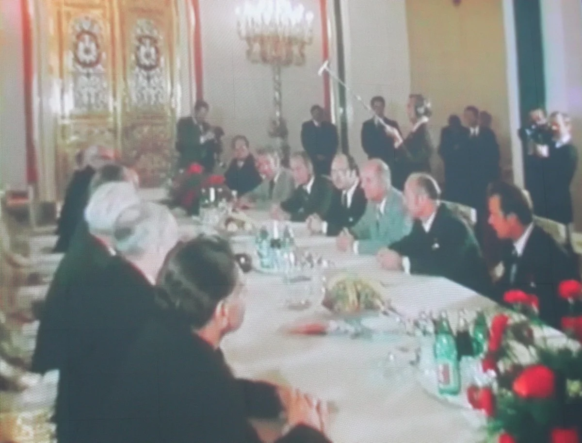 Встреча Брежнева с экипажем «Союз-Аполлон» проходила в Кремле.