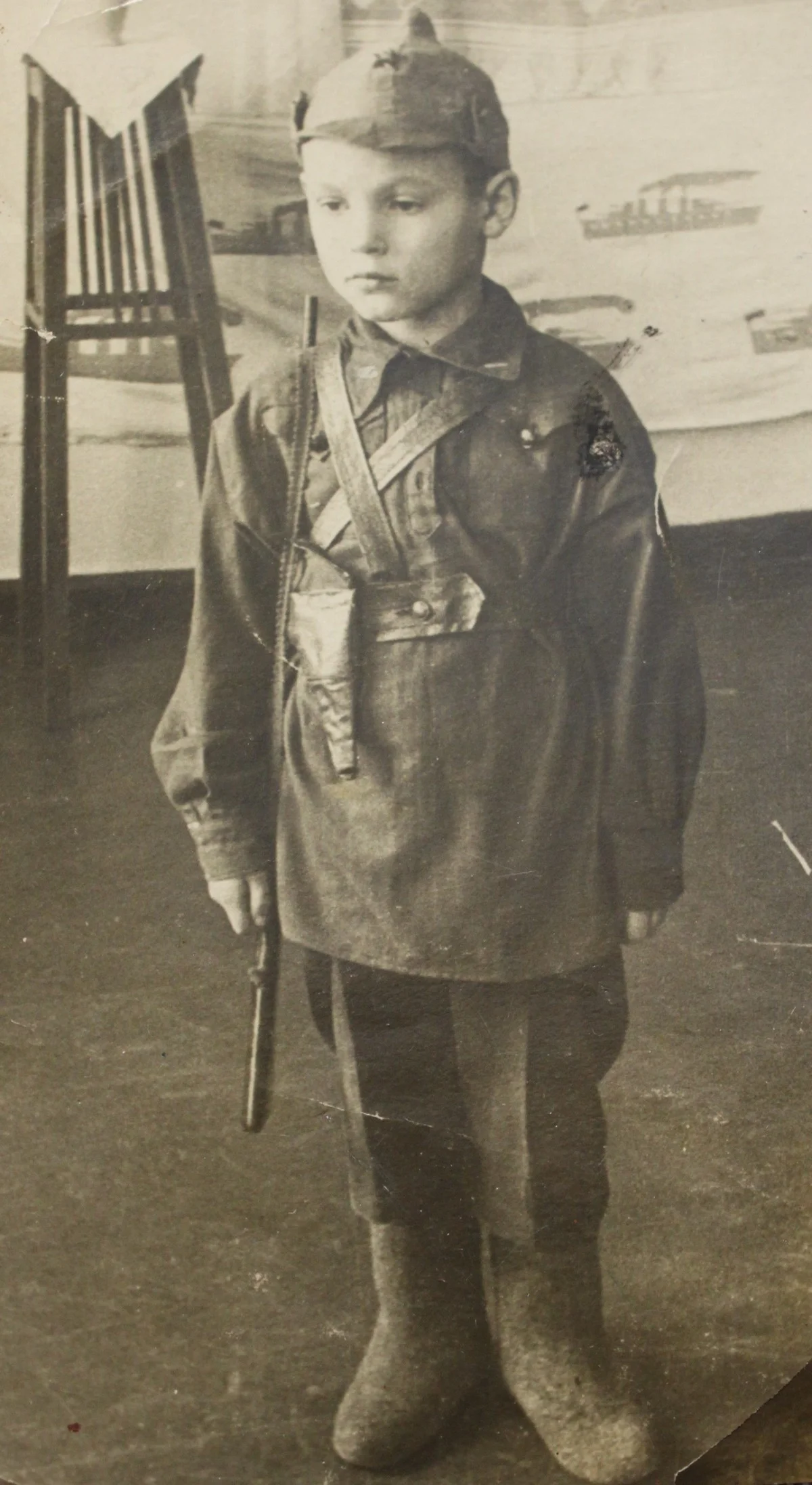 На утреннике, посвященном 7 ноября, 1938 год.