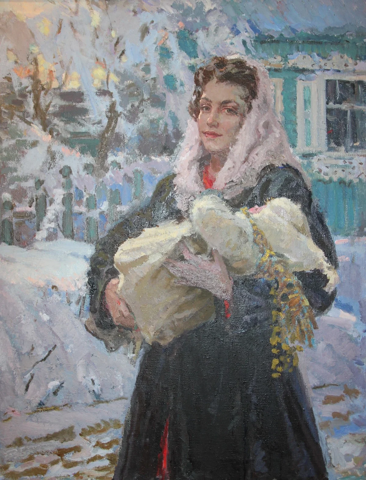 Владимир Любимов «Материнство», 1970 год.  