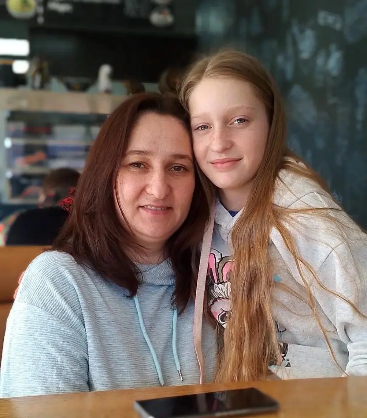 Маргарита с дочкой Лизой.