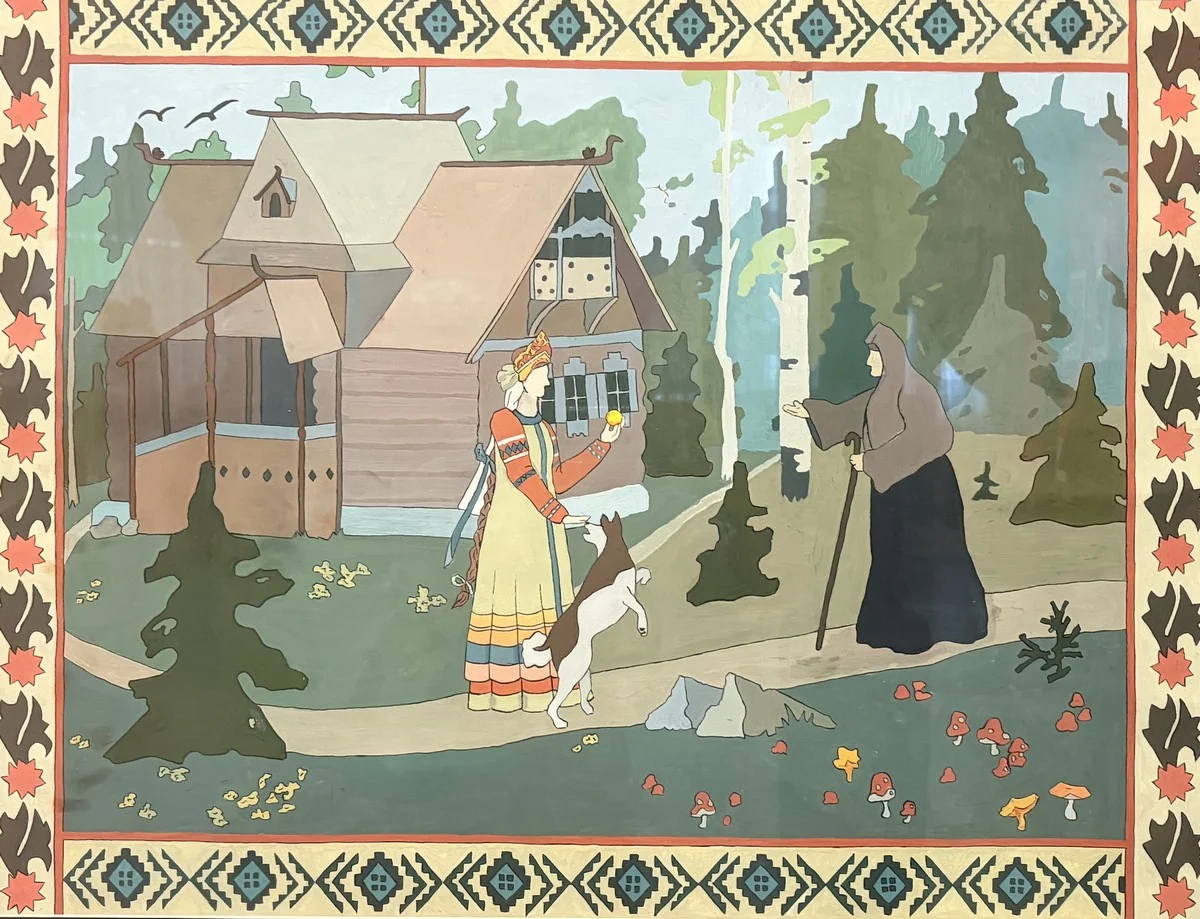 Дарья Чурилова «танец Шамаханской царицы», литография. 