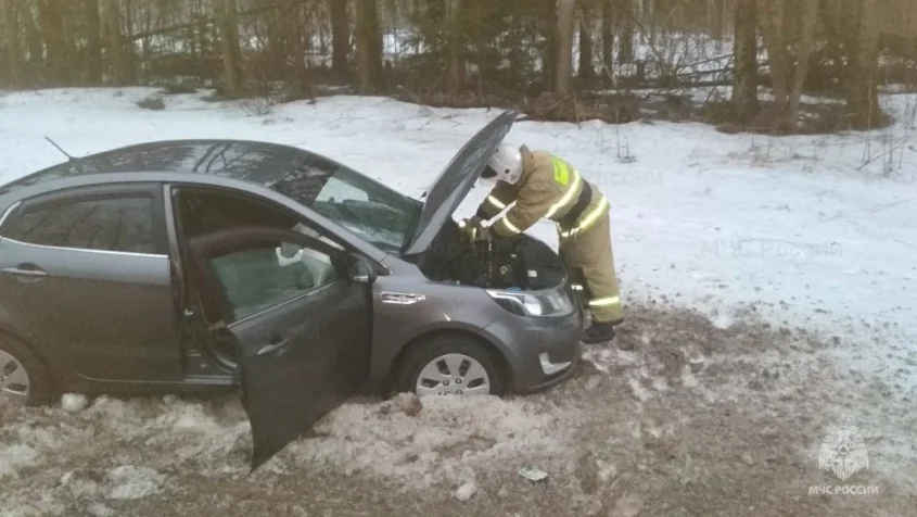 В Калужской области два человека пострадали в столкновении «Киа Рио» и ...
