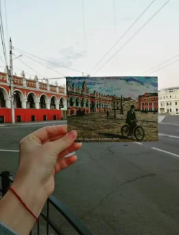 Калуга в старой открытке