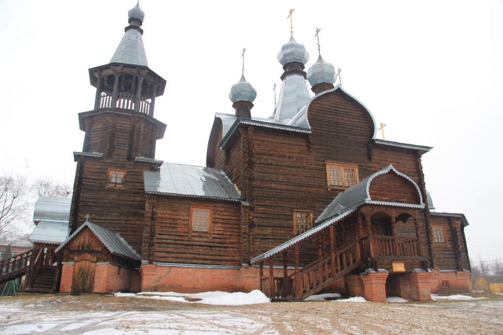 Церковь сгорела в Калужской области